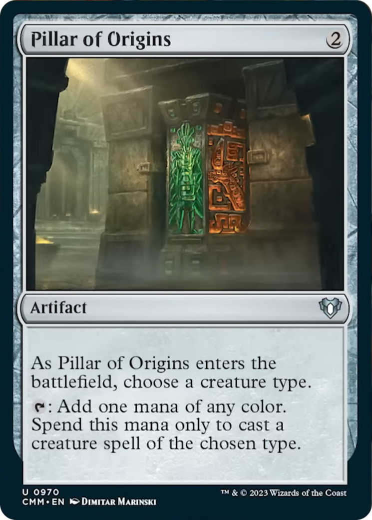 Pillar of Origins [Commander Masters] | Chromatic Games
