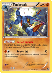 Toxicroak (59/114) [XY: Steam Siege] | Chromatic Games