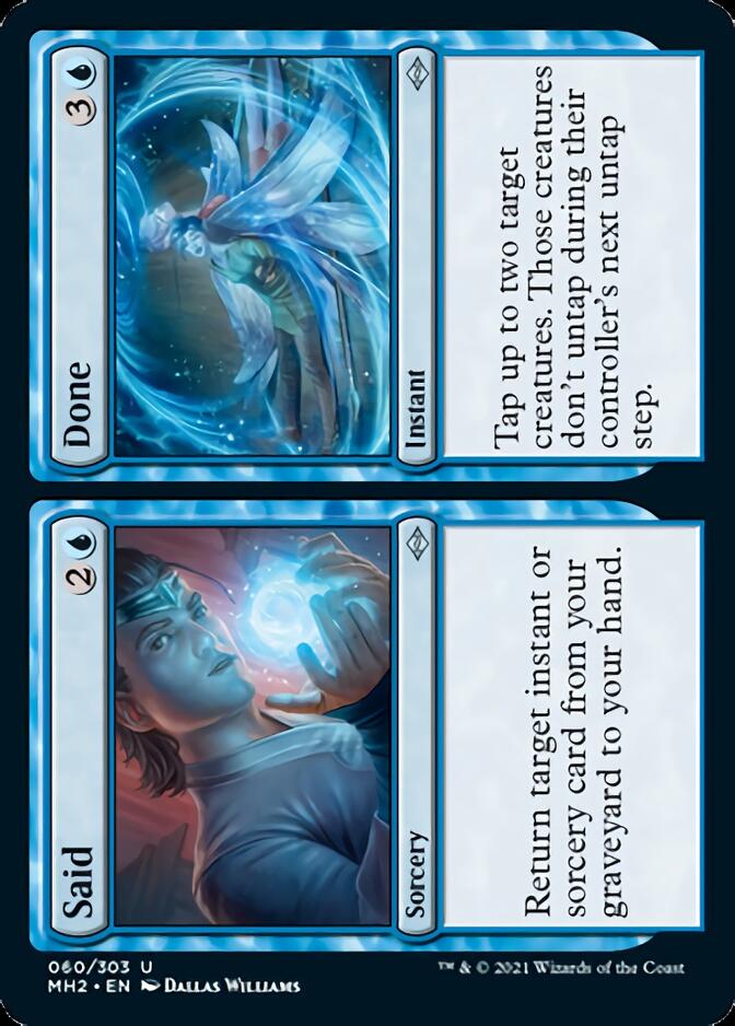 Said // Done [Modern Horizons 2] | Chromatic Games