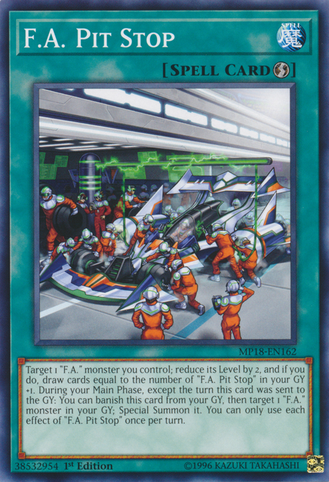 F.A. Pit Stop [MP18-EN162] Common | Chromatic Games