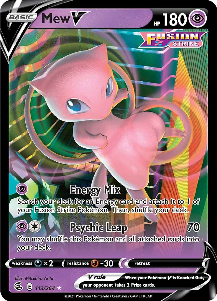 Mew V (113/264) [Sword & Shield: Fusion Strike] | Chromatic Games