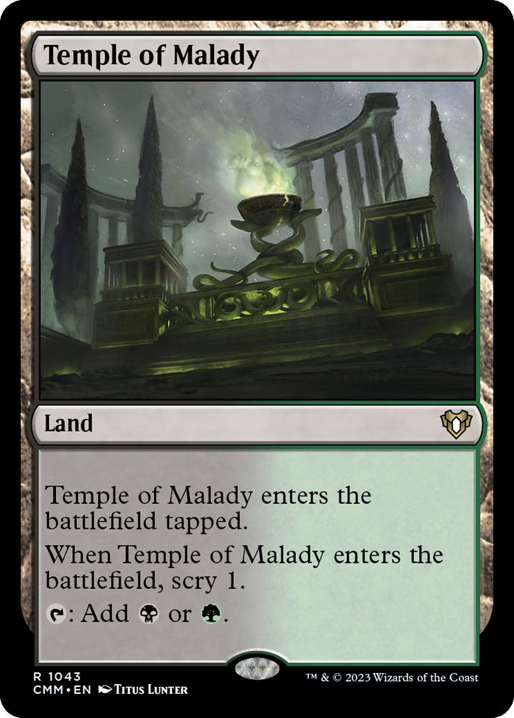 Temple of Malady [Commander Masters] | Chromatic Games