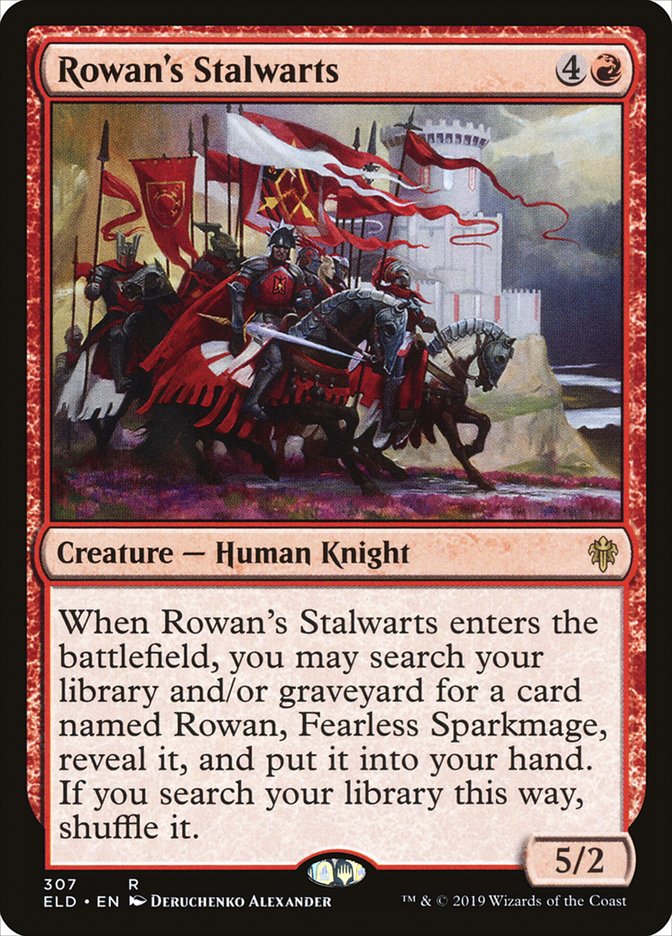 Rowan's Stalwarts 307/269 (Throne of Eldraine)  | Chromatic Games