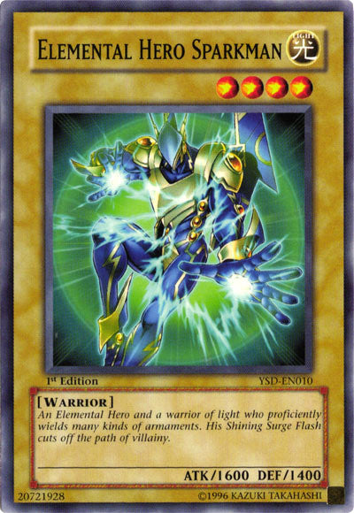 Elemental Hero Sparkman [YSD-EN010] Common | Chromatic Games