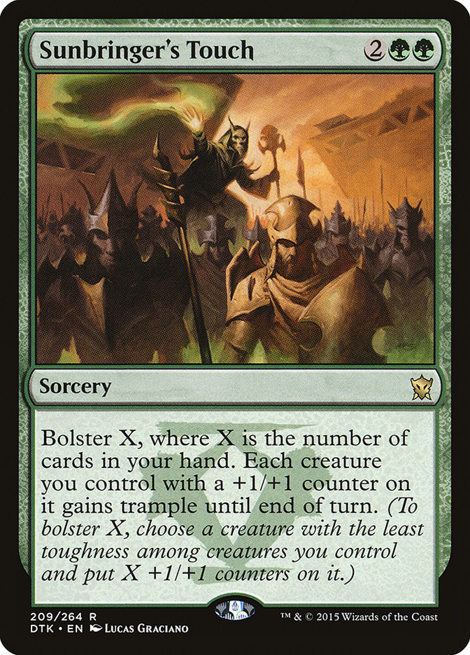 Sunbringer's Touch 209/264 (Dragons of Tarkir)  | Chromatic Games