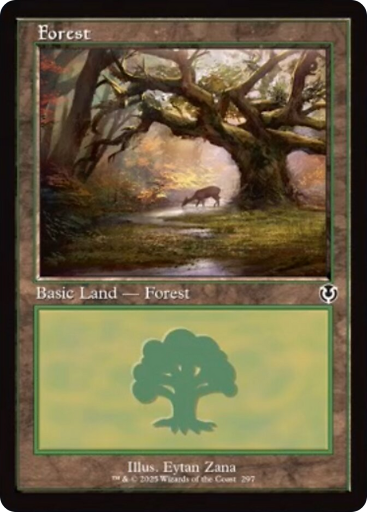 Forest (297) (Retro Frame) [Innistrad Remastered] | Chromatic Games