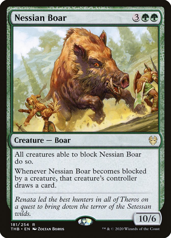 Nessian Boar 181/254 (Theros Beyond Death)  - Foil | Chromatic Games