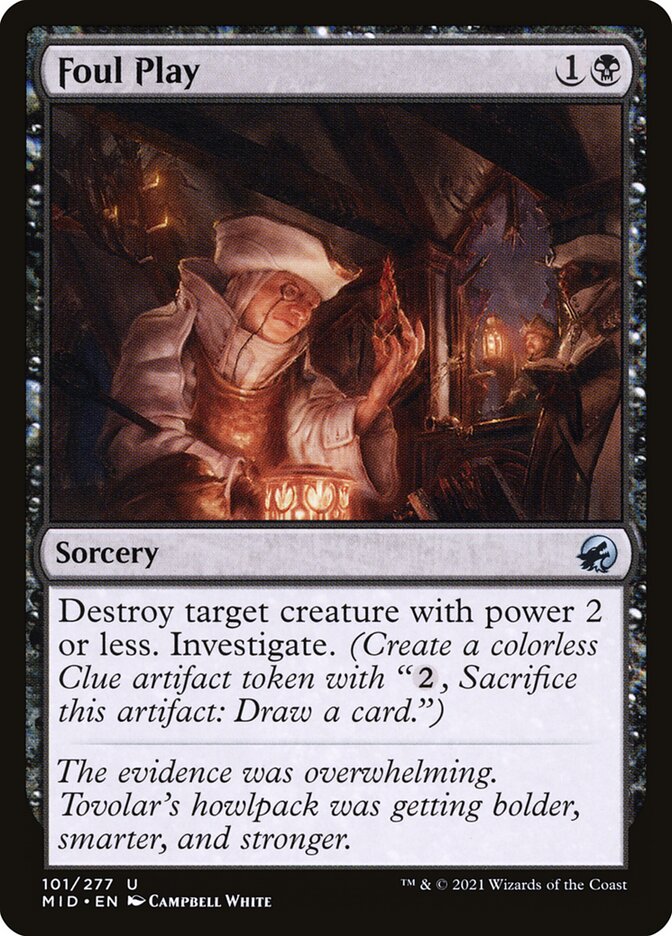 Foul Play 101/277 (Innistrad: Midnight Hunt)  | Chromatic Games