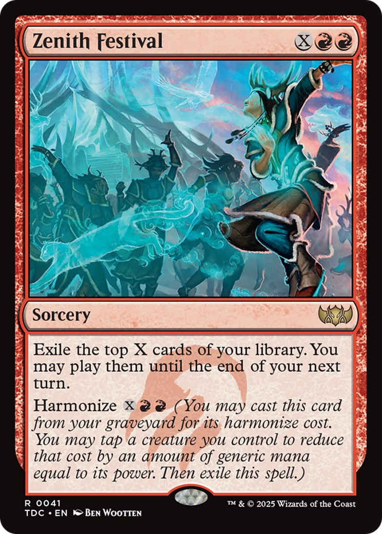 Zenith Festival [Tarkir: Dragonstorm Commander] | Chromatic Games