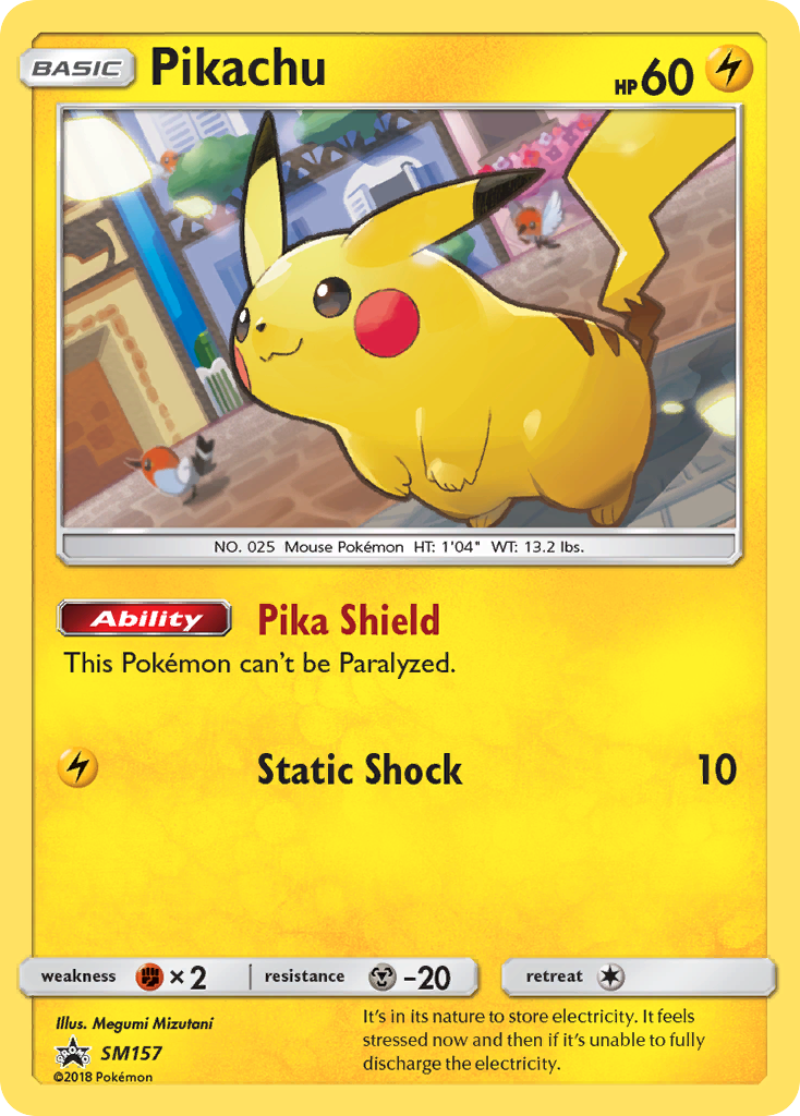 Pikachu (SM157) [Sun & Moon: Black Star Promos] | Chromatic Games