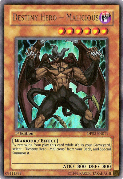 Destiny Hero - Malicious [DP05-EN011] Ultra Rare | Chromatic Games