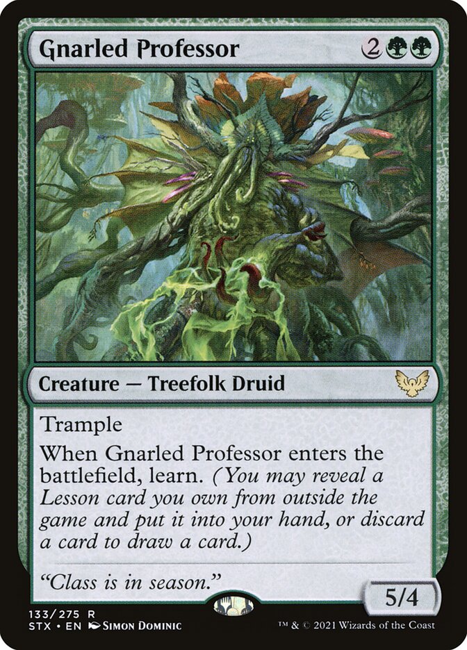 Gnarled Professor 133 (Strixhaven: School of Mages)  | Chromatic Games