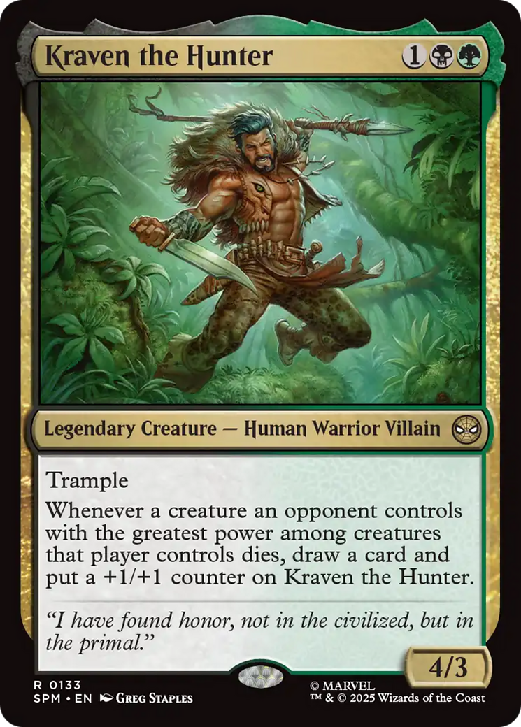 Kraven the Hunter [Marvel's Spider-Man] | Chromatic Games
