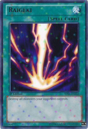 Raigeki [BP01-EN032] Starfoil Rare | Chromatic Games