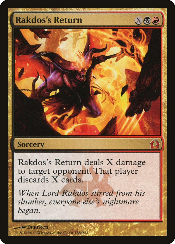 Rakdos's Return 188 (Return to Ravnica)  | Chromatic Games