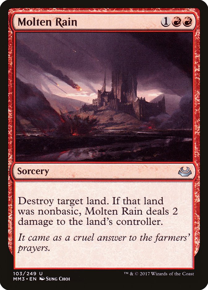 Molten Rain 103/249 (Modern Masters 2017)  | Chromatic Games