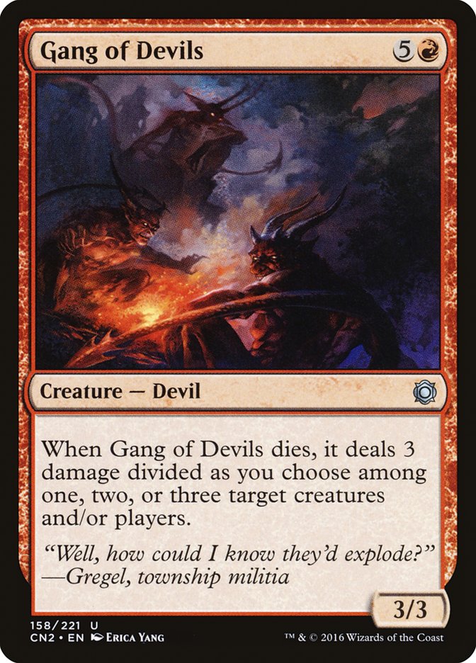 Gang of Devils 158/221 (Conspiracy: Take the Crown)  | Chromatic Games