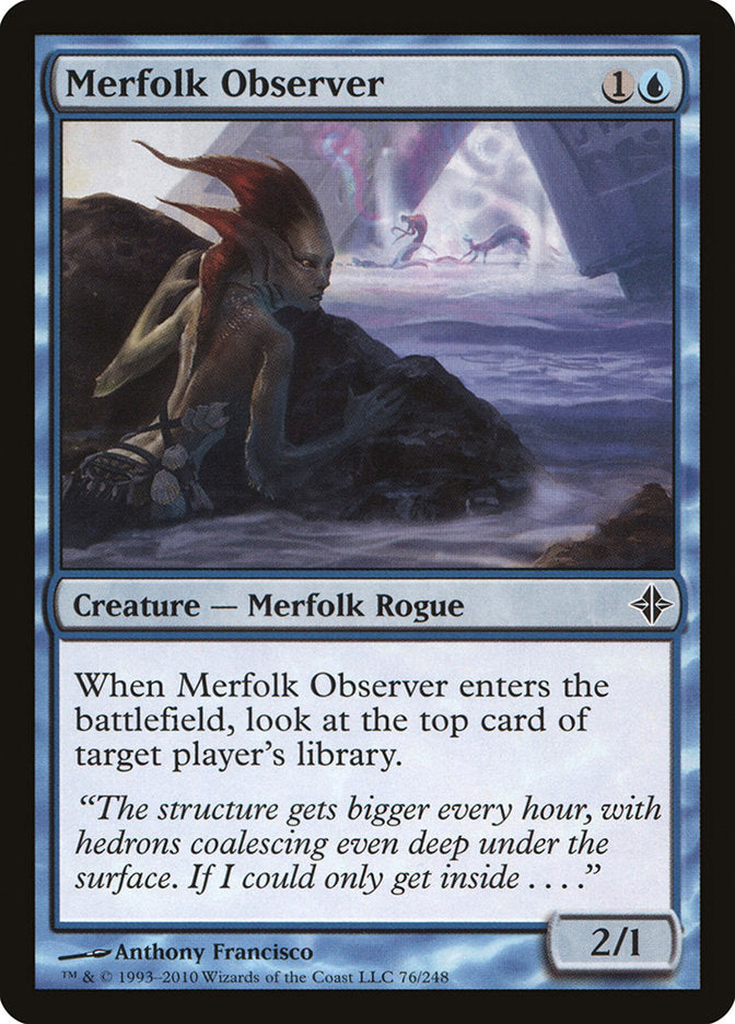 Merfolk Observer 76/248 (Rise of the Eldrazi)  | Chromatic Games