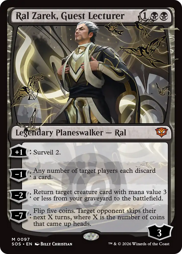 Ral Zarek, Guest Lecturer [Secrets of Strixhaven] | Chromatic Games