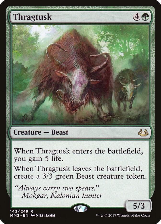 Thragtusk 143 (Modern Masters 2017)  | Chromatic Games