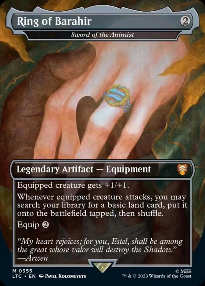 Ring of Barahir - Sword of the Animist [The Lord of the Rings: Tales of Middle-Earth Commander] | Chromatic Games