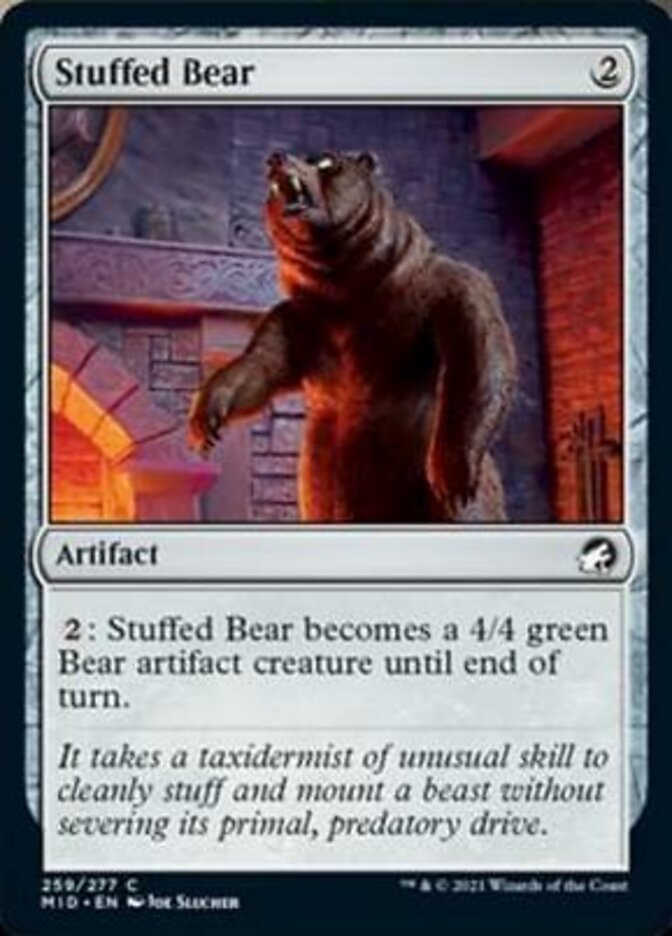 Stuffed Bear [Innistrad: Midnight Hunt] | Chromatic Games