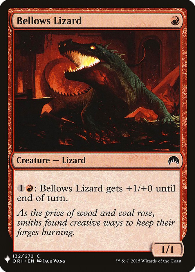 Bellows Lizard [Mystery Booster] | Chromatic Games