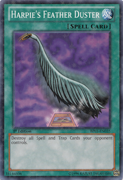 Harpie's Feather Duster [BP01-EN035] Starfoil Rare | Chromatic Games