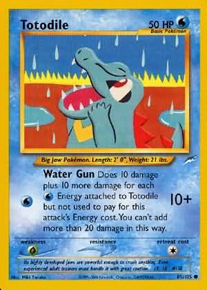 Totodile (85/105) [Neo Destiny Unlimited] | Chromatic Games