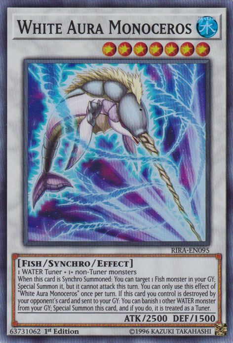 White Aura Monoceros [RIRA-EN095] Super Rare | Chromatic Games