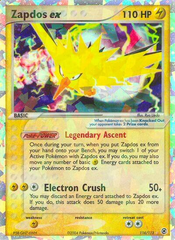 Zapdos ex (116/112) [EX: FireRed & LeafGreen] | Chromatic Games