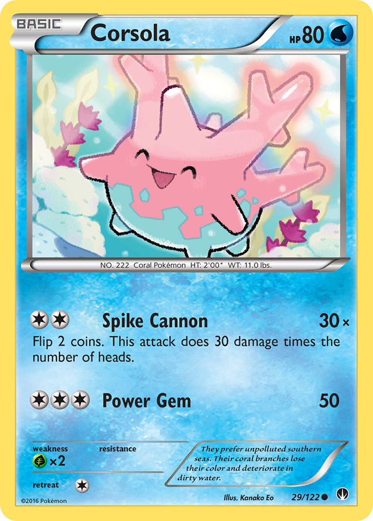 Corsola (29/122) [XY: BREAKpoint] | Chromatic Games