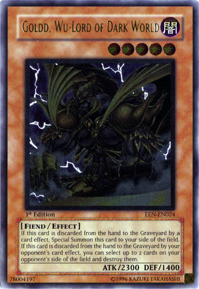Goldd, Wu-Lord of Dark World [EEN-EN024] Ultimate Rare | Chromatic Games