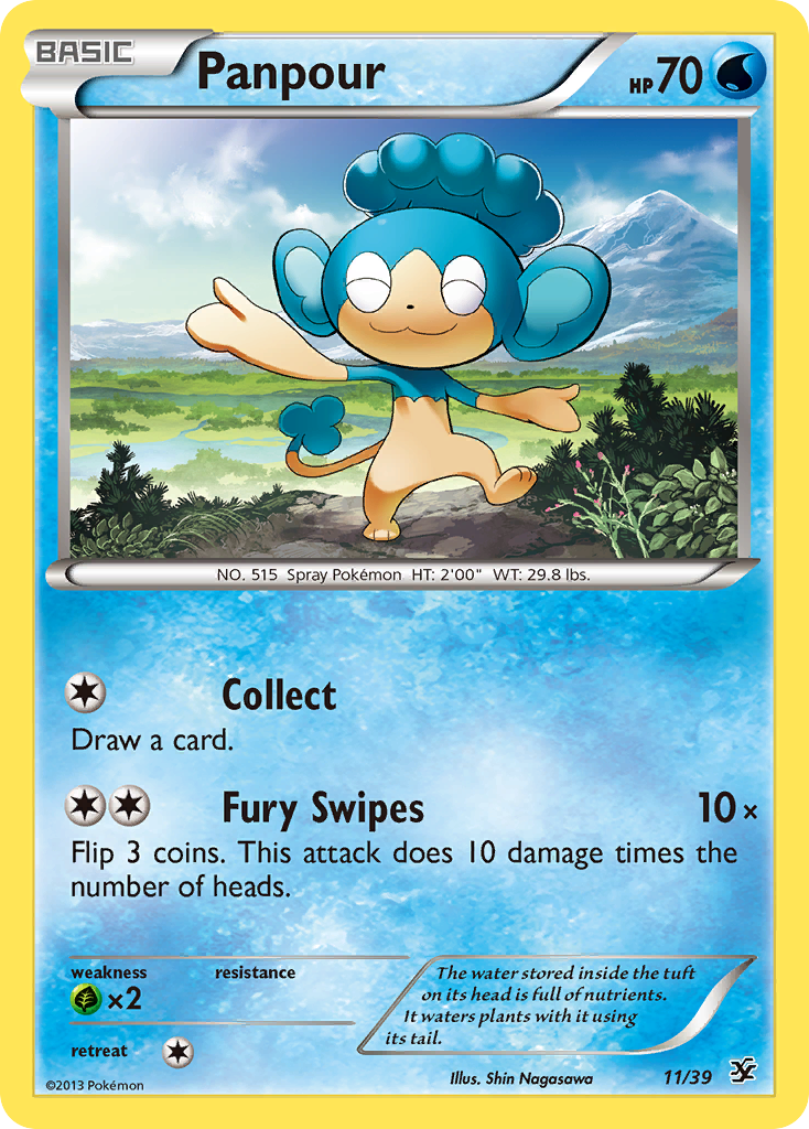 Panpour (11/39) [XY: Kalos Starter Set] | Chromatic Games