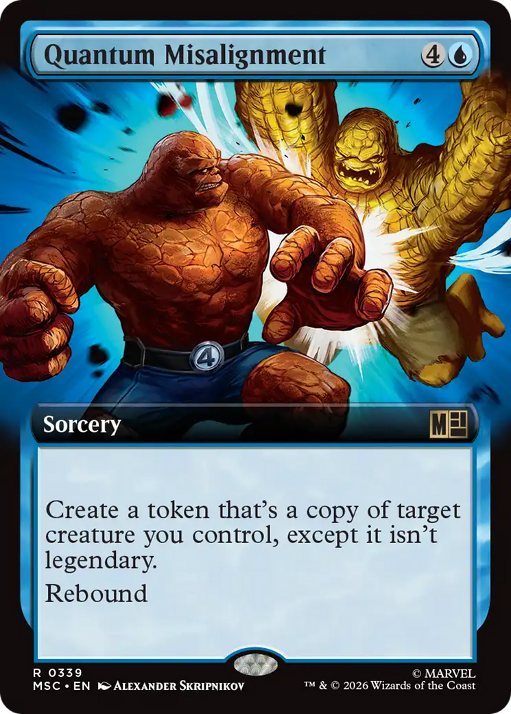 Quantum Misalignment (Extended Art) [Marvel Super Heroes Commander] | Chromatic Games