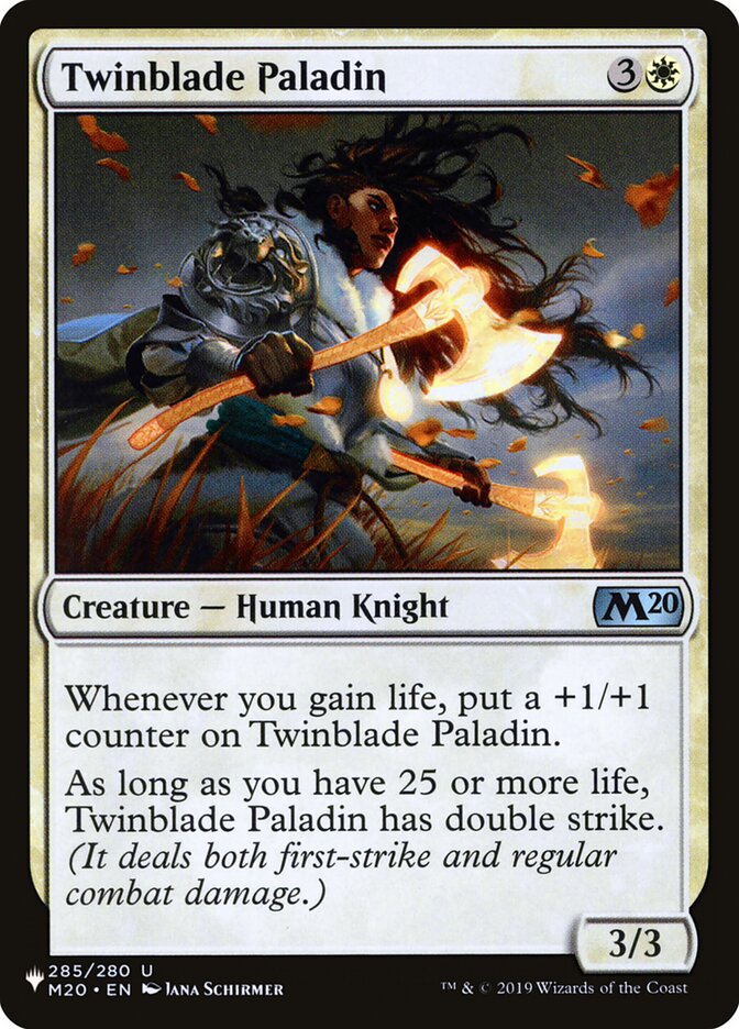 Twinblade Paladin [The List] | Chromatic Games