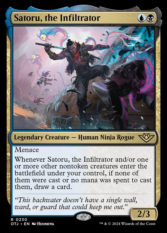 Satoru, the Infiltrator 230 (Outlaws of Thunder Junction)  | Chromatic Games