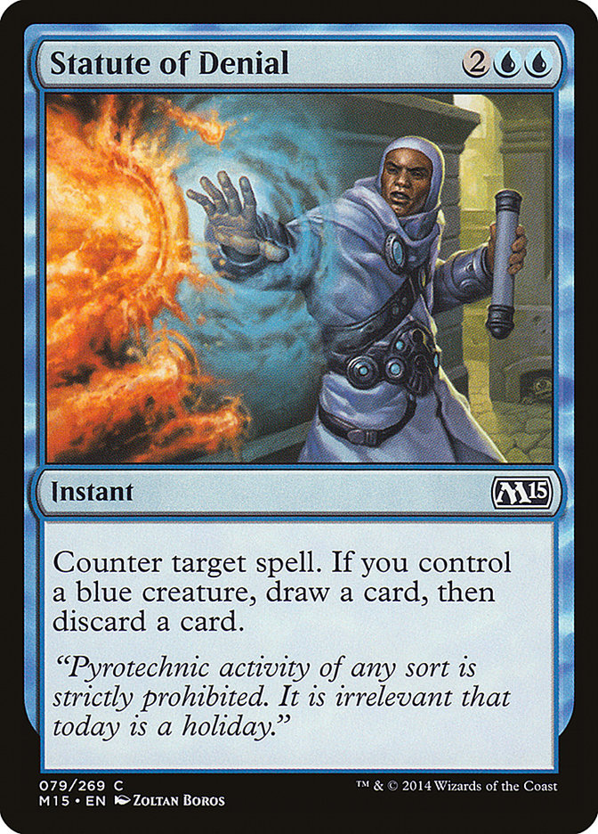 Statute of Denial 79/269 (Magic 2015 (M15))  | Chromatic Games