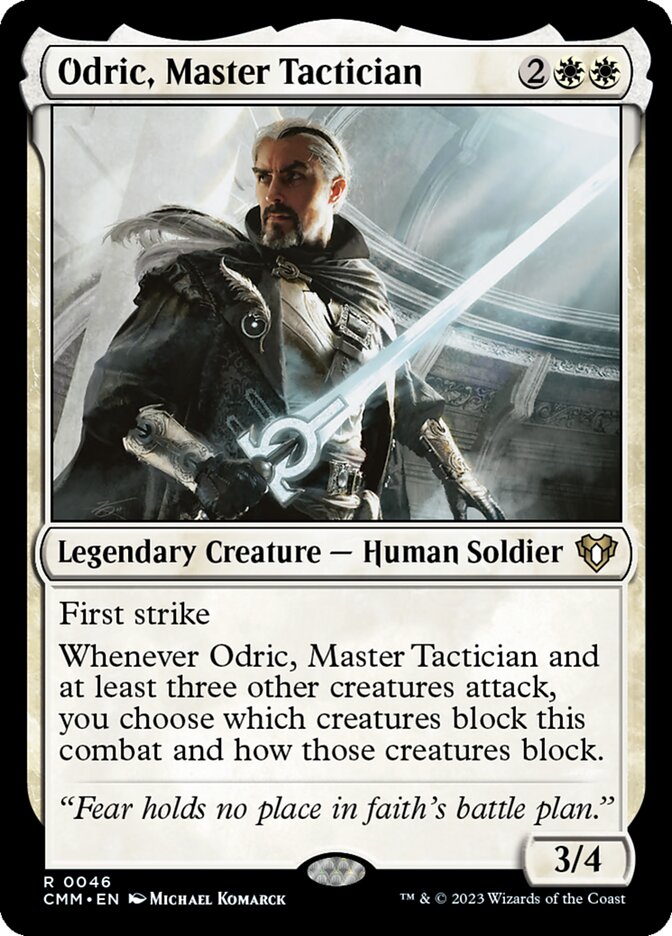 Odric, Master Tactician 46/451 (Commander Masters)  | Chromatic Games