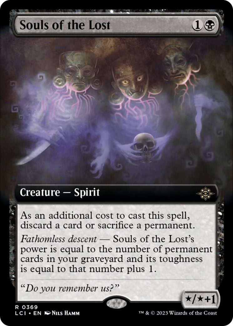 Souls of the Lost (Extended Art) [The Lost Caverns of Ixalan] | Chromatic Games