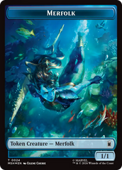 Council of Reeds (024) // Merfolk (024) Double-Sided Token (Surge Foil) [Marvel Super Heroes Commander Tokens] | Chromatic Games