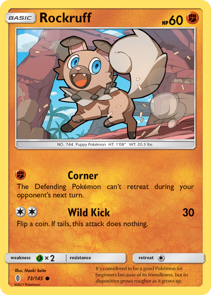 Rockruff (73/145) [Sun & Moon: Guardians Rising] | Chromatic Games