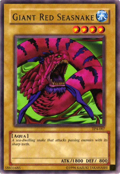 Giant Red Seasnake [TP4-007] Rare | Chromatic Games