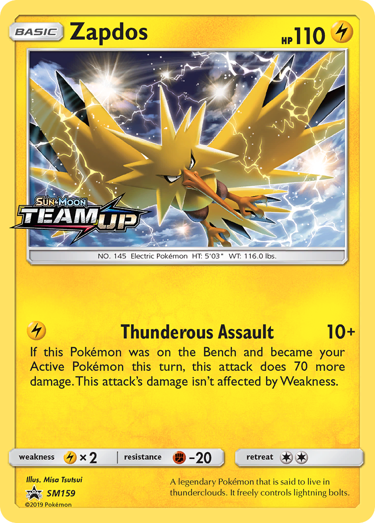 Zapdos (SM159) [Sun & Moon: Black Star Promos] | Chromatic Games