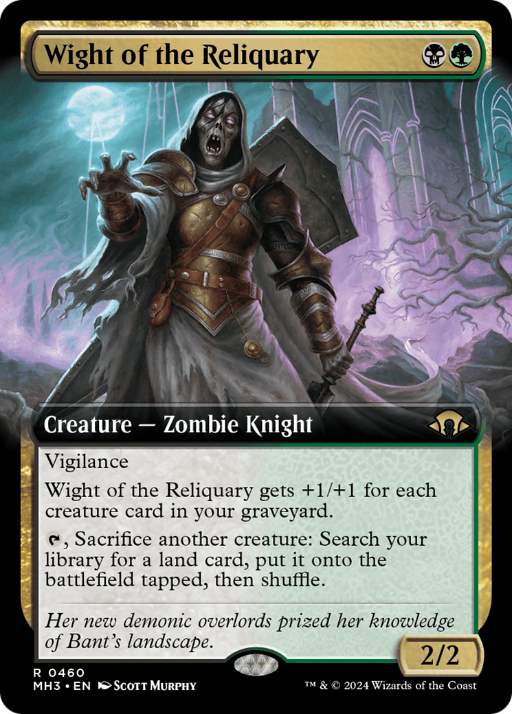 Wight of the Reliquary (Extended Art) [Modern Horizons 3] | Chromatic Games