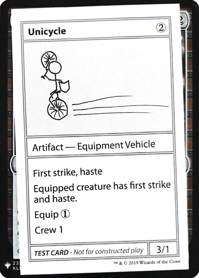 Unicycle [Mystery Booster Playtest Cards] | Chromatic Games