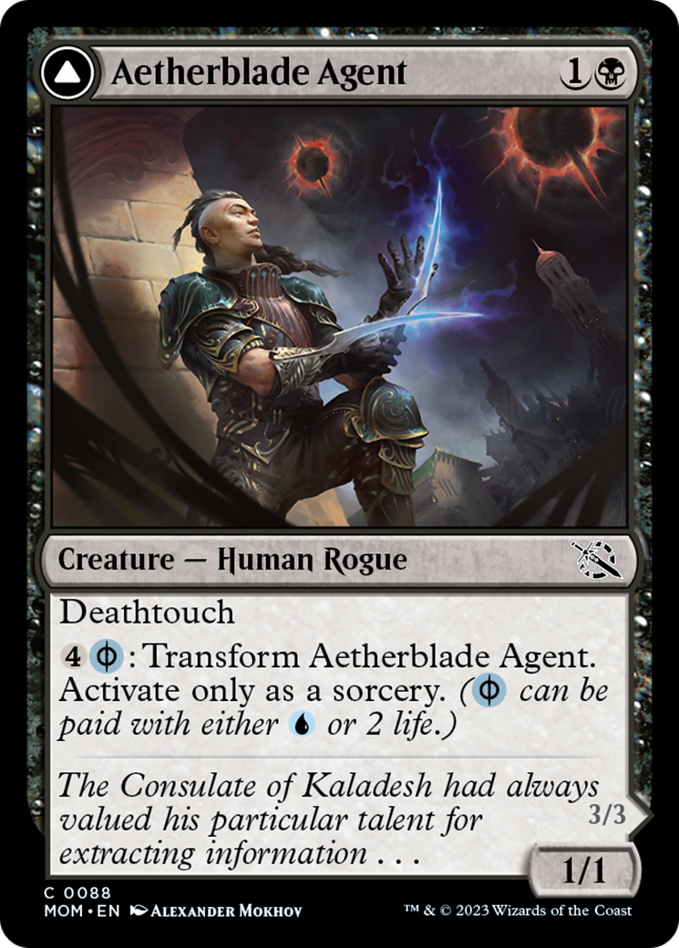 Aetherblade Agent // Gitaxian Mindstinger [March of the Machine] | Chromatic Games