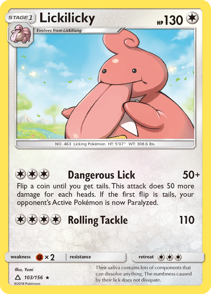 Lickilicky (103/156) [Sun & Moon: Ultra Prism] | Chromatic Games