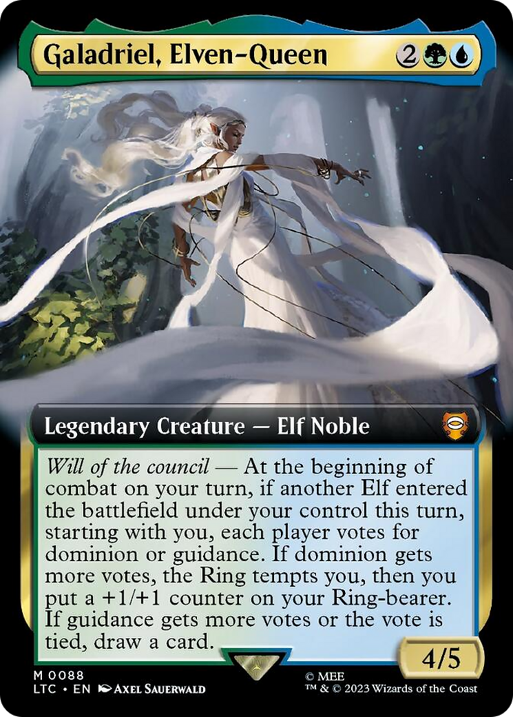 Galadriel, Elven-Queen (Extended Art) [The Lord of the Rings: Tales of Middle-Earth Commander] | Chromatic Games