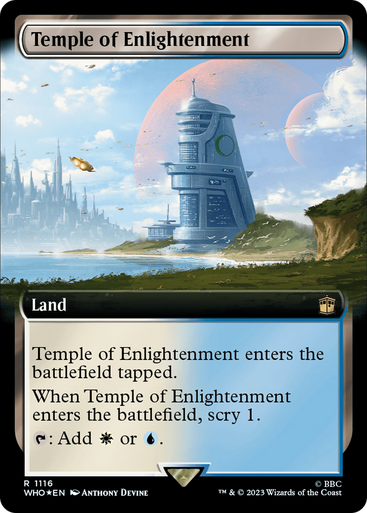Temple of Enlightenment (Extended Art) (Surge Foil) [Doctor Who] | Chromatic Games